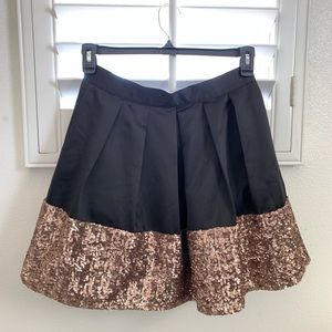 Ted Baker satin and sequins skirt size 3